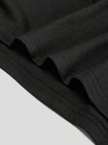 Aesthetic Post Bộ áo thun đen + quần short bóng rổ màu đỏ, size tiêu chuẩn - Nhiều màu - Xem 3