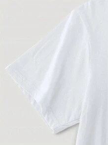 INAWLY Letter Graphic Drop Shoulder Tee HOWDY Graphic Tees Women Tops