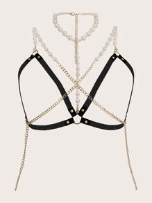 大碼珠片裝飾性內衣配件，1件裝