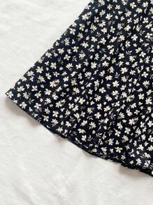 Soleia Vestido de tirantes cruzados con estampado floral para Mujer, Espalda Descubierta, Verano