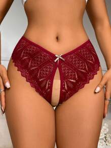 1pc Lace Women's Sexy Thong Lingerie For Going Out