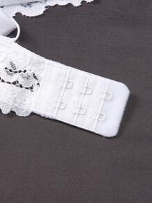Conjunto de 3 sostenes de encaje para mujer con aro de refuerzo
