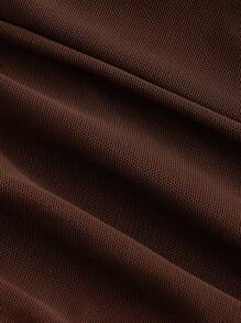 SHEIN MOD Top unicolor fruncido ancho tirantes