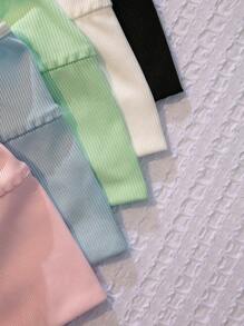 Conjunto de 5 sostenes de talla grande para uso diario con almohadilla para el pecho y tirantes cruzados para los hombros