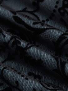 SHEIN MOD Women's Solid Color Asymmetrical Hem Cami Top With Drawstring Sides, Summer - Blue - View 3