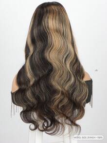 1B/27 Transparent Lace Ombre Honey Blonde Piano Color Body Wave Pre Plucked 13x6 Ombre Body Wave Wig Salon Hair Color Wigs Human Hair For Women - S1/27 - View 2