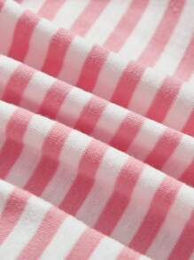 SHEIN 2pcs Baby Girls' Elegant & Cute Dress With Romper And Hat, Spring/Summer