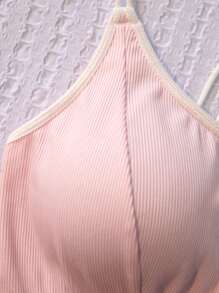 Conjunto de 5 sostenes de talla grande para uso diario con almohadilla para el pecho y tirantes cruzados para los hombros
