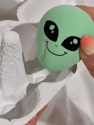 SHEGLAM Esponja De Belleza Interestelar Con DiseñO De Extraterrestre, Esponja Para Mezclar Maquillaje, Para Base, Corrector, Rubor, Crema LíQuida, Polvos, Herramienta De Maquillaje De Belleza Marca Belleza Maquillaje Maquullaje CosméTica Para Mujeres NiñAs Perfecto Para Invierno Primavera Ideal Para Y2K Elegante Moda Adecuado Para CumpleañOs Regalo Fiesta Listo Mejor Color - Verde - Ver 2