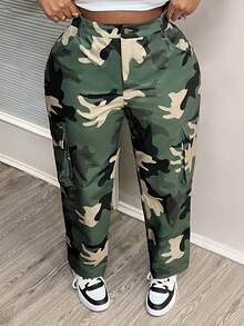 Slaydiva 大码迷彩休闲工作裤-Z，适合夏季、秋季和冬季 - 彩色 - 查看 6