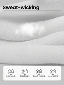 GLOWMODE 日常健身反光袜 - 白色 - 查看 3