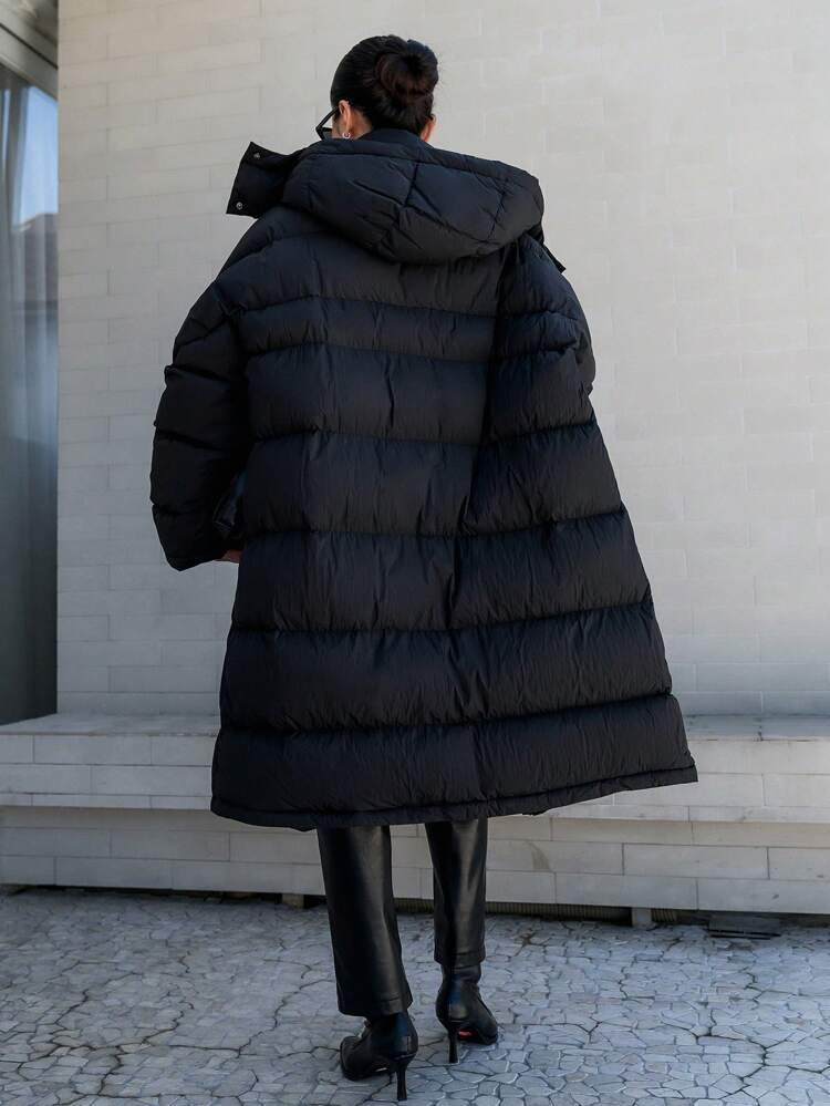 Women's Loose Fit Hooded Cardigan Long Sleeve Padded Coat ,Winter Women Clothes,Winter Coat Women