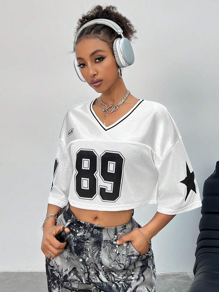 [AVANDRESS] ★24SS★Soccer Crop T-shirt 17180899813a2ff5232a79c11c734a