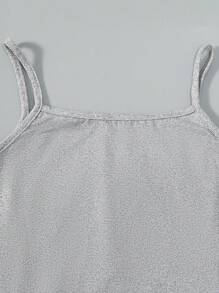 SHEIN 少女休闲多色针织背心，假日、夏季、旅行 - 彩色 - 查看 5