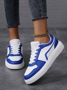 Fall/Winter Ladies' Comfortable Women's Shoes Breathable, Slip-Resistant And Lightweight Sports Sneakers In Royal Blue - Royal Blue - View 2