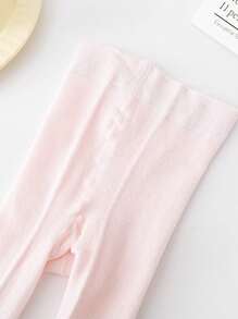 2 peças Meias Antimosquito Fofa com Decoração de Orelha de Coelho para Bebê Menina, Meias-Calças de Malha Doce Adequadas para o Uso Diário no Verão