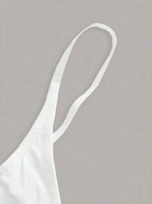 Ocili Leisure Extremely Stretchy & Smooth Low Waist Micro Sexy G-String - White Bridallingerie - White - View 3