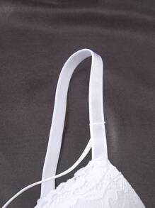 Conjunto de 3 sostenes de encaje para mujer con aro de refuerzo