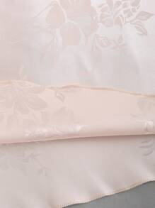 Sweetra 女士花卉印花垂坠领摆下摆优雅吊带连衣裙，夏季长款缎面女装