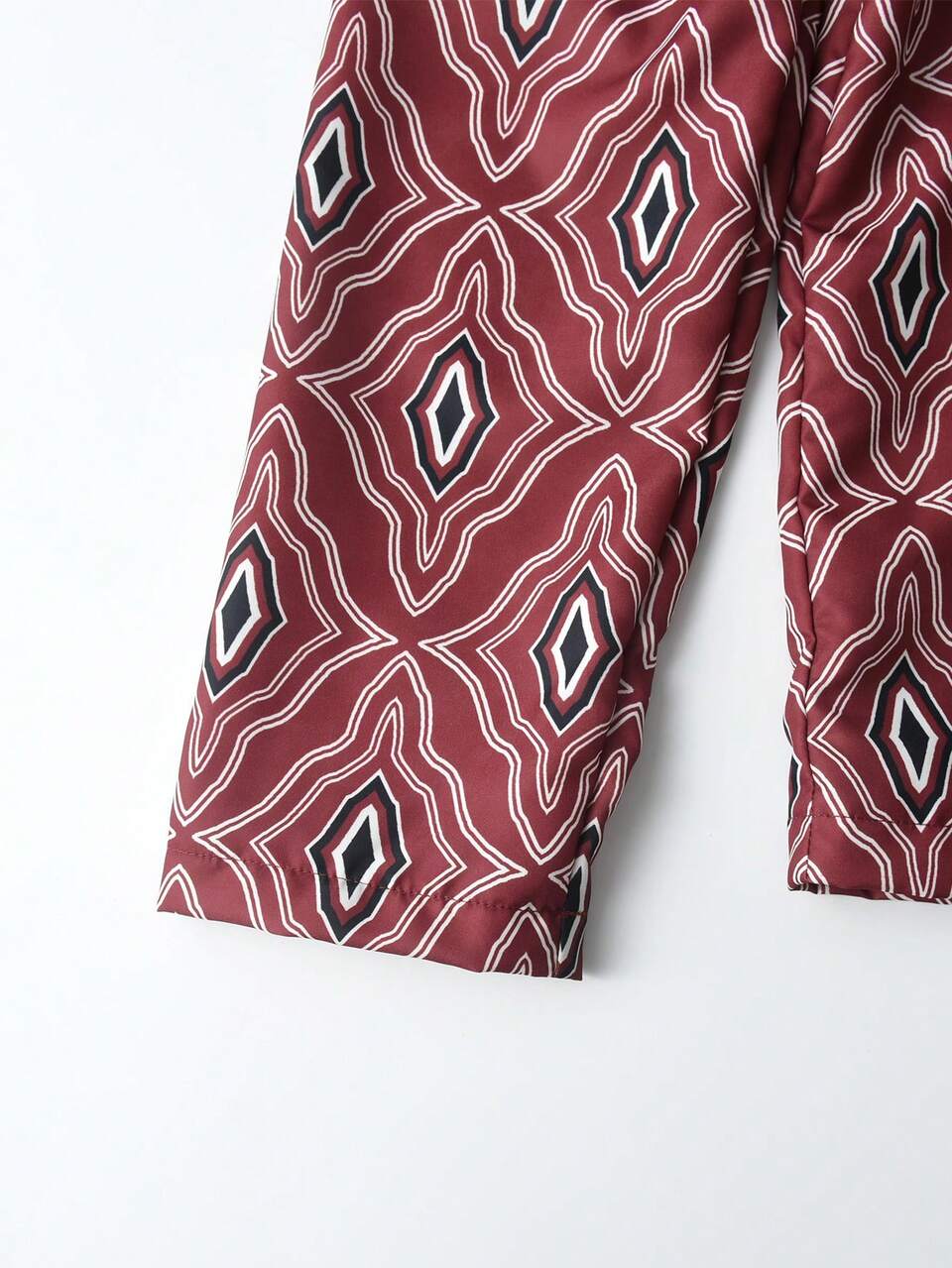 Tween Boy Single Breasted Printed Long Sleeve Top And Pants Set