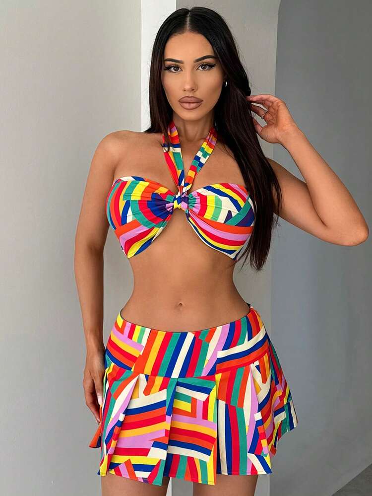 Two Pieces Outfits Summer Sets Summer Outfits Super Cut Top And Extra Skirt