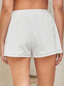 Forever 21 Summer White Embroidery Shorts