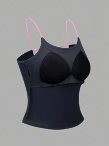 Chiquease Women's Summer Detachable Pad Spaghetti Strap Camisole - Multicolor - View 6