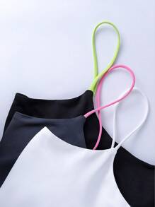 Chiquease Women's Summer Detachable Pad Spaghetti Strap Camisole - Multicolor - View 4