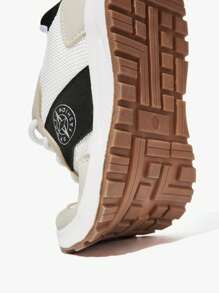 JNSQ All-Season Fashionable And Versatile Color Block Breathable Mesh Kids' Sneakers For Casual And Sports Activities