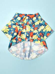 PETSIN 1入款度假風寵物印花襯衫 - 彩色 - 查看 2