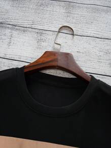 Manfinity Dauomo Men Colour Block Tee - Multicolor - View 3