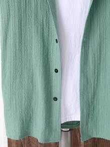 Camisa de manga corta y pantalones cortos sueltos y casuales de moda para hombre, uso diario