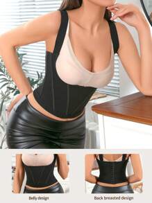 Sencillo top de soporte de cintura y pecho