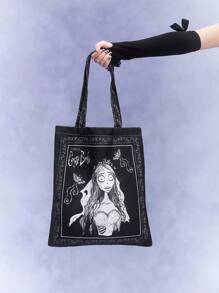 Corpse Bride | ROMWE Hình mẫu túi tote đi chơi thông thường - Nhiều màu - Xem 1