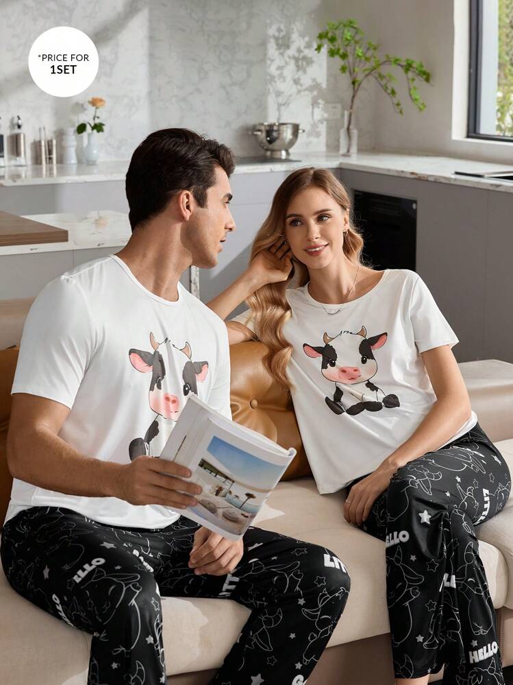 Pyjama vache homme sale