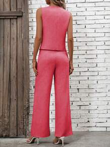 SHEIN Clasi Women Two-Piece Outfits - Pink - View 2