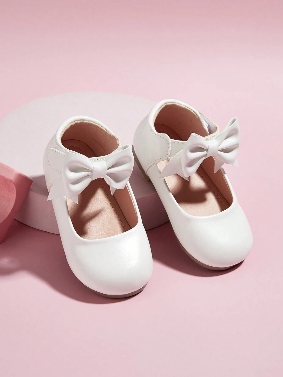 1雙簡約白色公主風鞋，百搭款式 - 白色 - 查看 1
