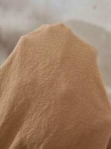 EMERY ROSE Solid Color Women's Casual Daily Shorts With Pockets - Khaki - View 7