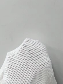 SHEIN Unity Women's Solid Color Simple Everyday Knitted Sleeveless Top - White - View 7