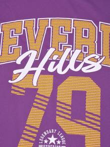 Ivo Santos Designer Áo ba lỗ lưới bóng rổ nam Artist Retro Street, phù hợp mặc hàng ngày vào mùa xuân và mùa hè - Màu tím - Xem 3