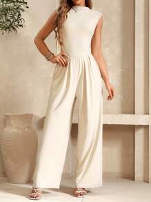 SHEIN Clasi Women's Comfortable Leisure Summer Jumpsuit, Long