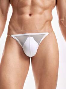 Men's Sexy See-Through Mesh Underwear, 2pcs/Set - Black and White - View 7