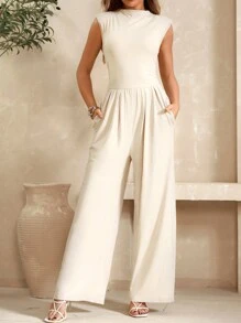 SHEIN Clasi Women's Comfortable Leisure Summer Jumpsuit, Long