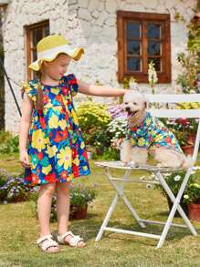 PETSIN 1入款度假風寵物印花襯衫 - 彩色 - 查看 6