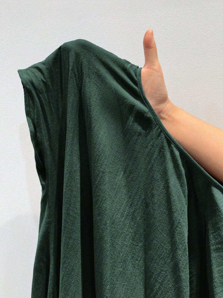 Women's Summer Multi-Hem Round Neck Short Sleeve Dress