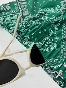 EMERY ROSE Pantalones sueltos estampados de talla grande, adecuados para el Ramadan