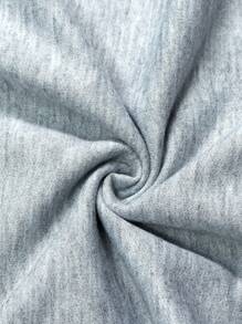 Manfinity Homme Men Colorblock Tee & Drawstring Waist Pants - Light Grey - View 6