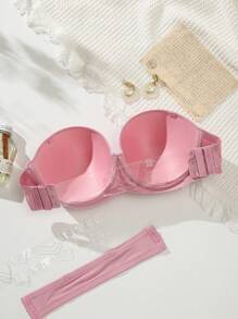 Sutien simplu, multifuncțional, fără bretele, cu sârmă