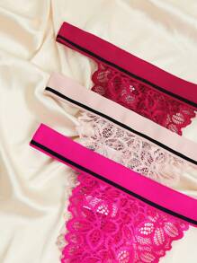 Colección Romántica de Lencería Sexy de Mujer Tanga en Negro y Blanco, Paquete de 7 Prendas