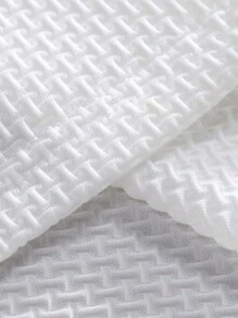 Manfinity Homme Men's Plain And Simple Polo Outfit For Daily Wear - White - View 4